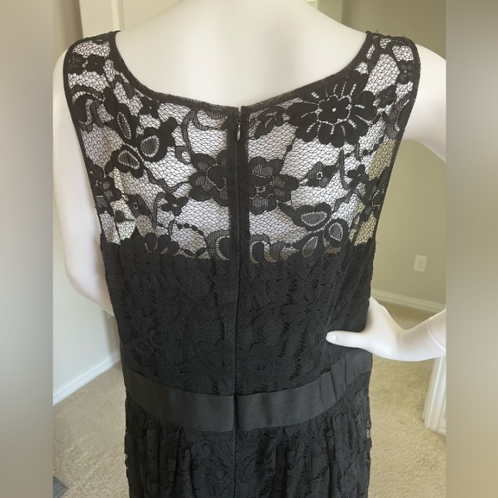 BB Dakota Cyrus Black Lace Dress‎ SZ 16 - Picture 5 of 5